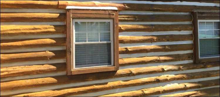 Log Home Whole Log Replacement  Manassas, Virginia