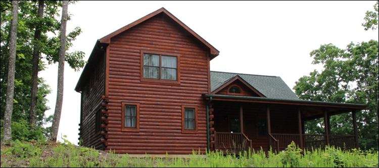 Professional Log Home Borate Application  Prince William County, Virginia